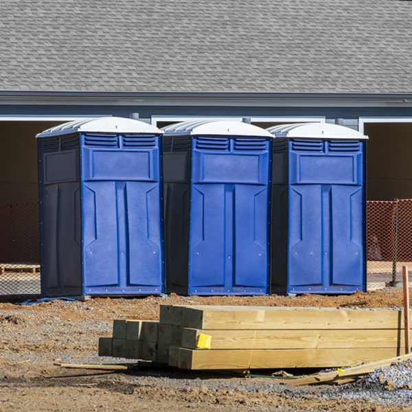 how can i report damages or issues with the portable toilets during my rental period in Port Angeles WA